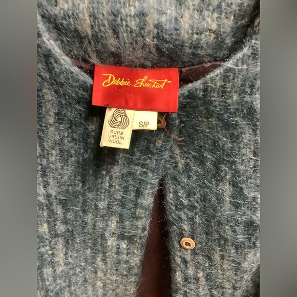 Virgin wool cardigan jacket sweater - Picture 2 of 4